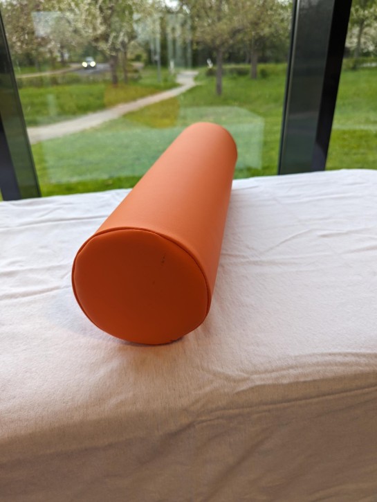 Rundrolle 60x15 cm - Ausstellungsstück - Farbe orange