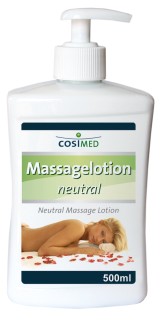 Massagelotion neutral 500 ml - Dosierflasche